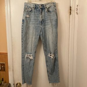 Pacsun high rise button-fly distressed jeans